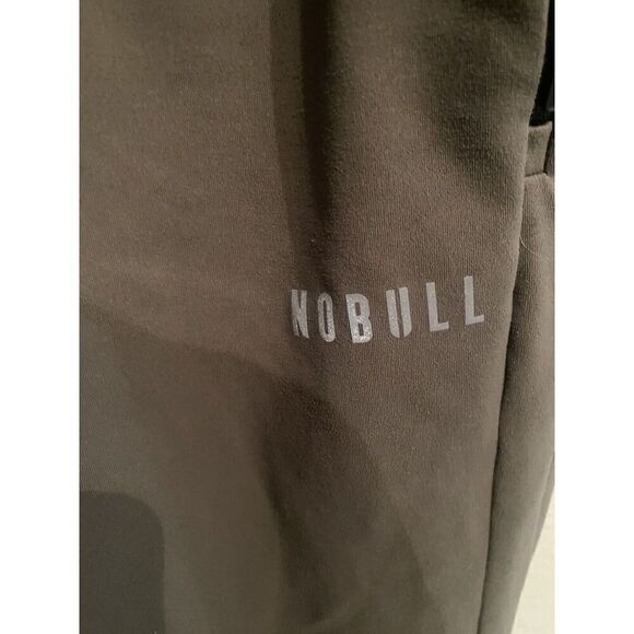 NoBull Joggers Mens Medium Green Sweatpants Workout Gym Drawstring Elastic - Picture 2 of 8